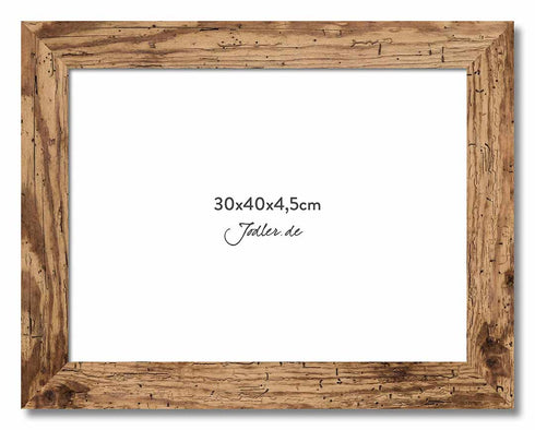 Altholzbilderrahmen 30x40|4,5cm